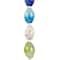 12 Pack: Multicolor Lampwork Glass Marbled Beads by Bead Landing™